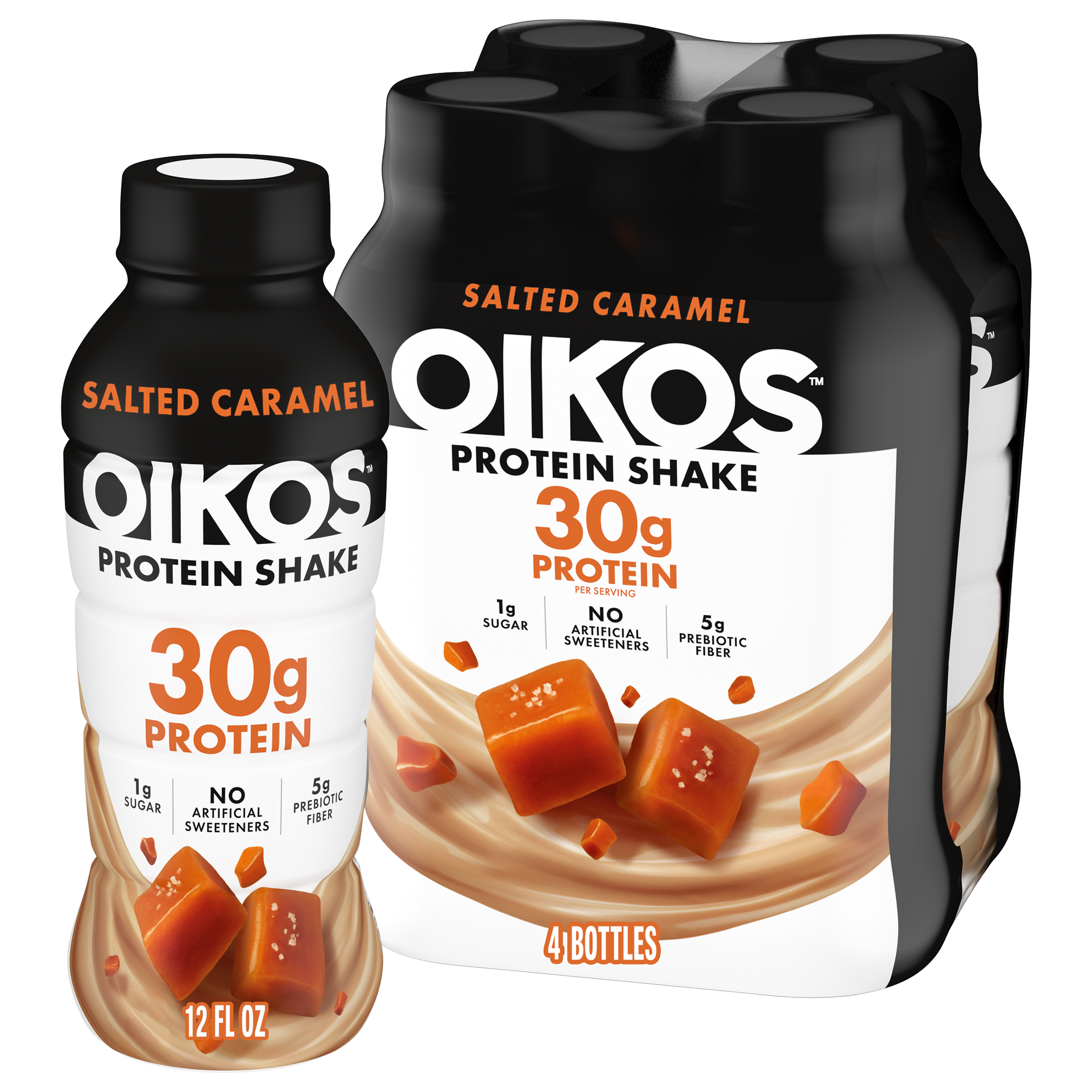 oikos glp 1 protein shakes Salted Caramel Oikos High Protein Shake 4 Pack
